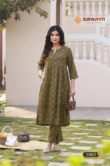 Suryajyoti ananya vol-1 Kurti manufacturers in Surat 